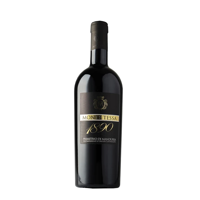 Лидер продаж, красное вино Primitivo di Manduria 1890 - DOP 2018, Сделано в Италии