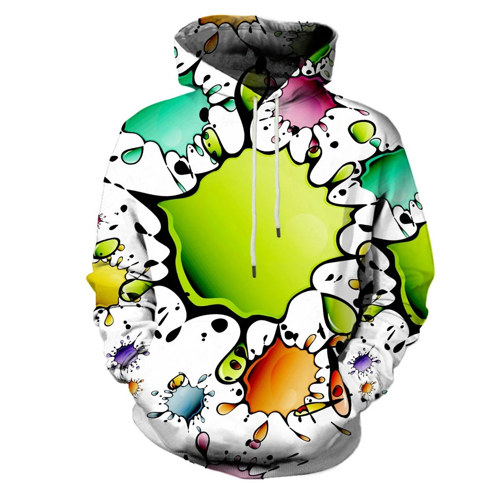 Custom Logo 3D Printed Hoodie Anime Oversize Pullover Polyester Men Male Streetwear Sublimation Sweatshirt Hoodies