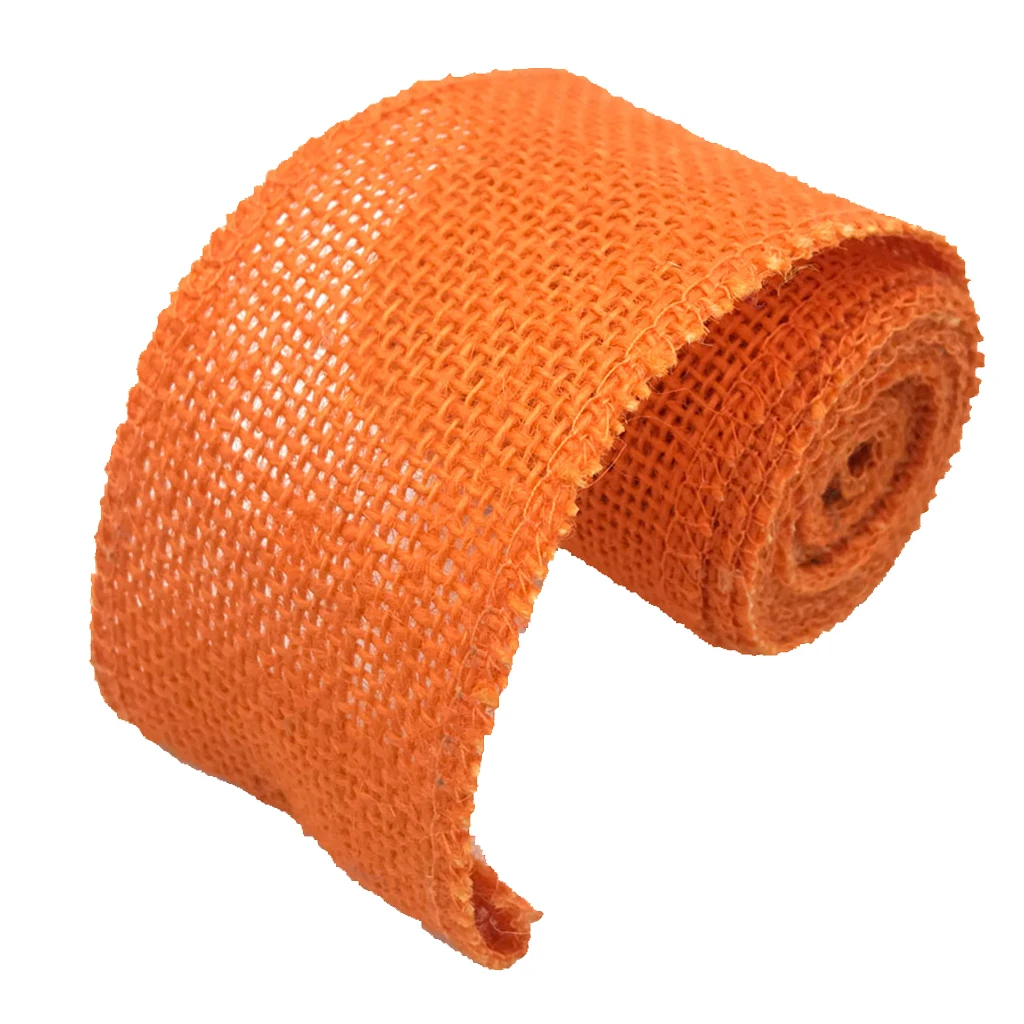 
Natural Jute Hessian Burlap Ribbon Roll From Bangladesh 