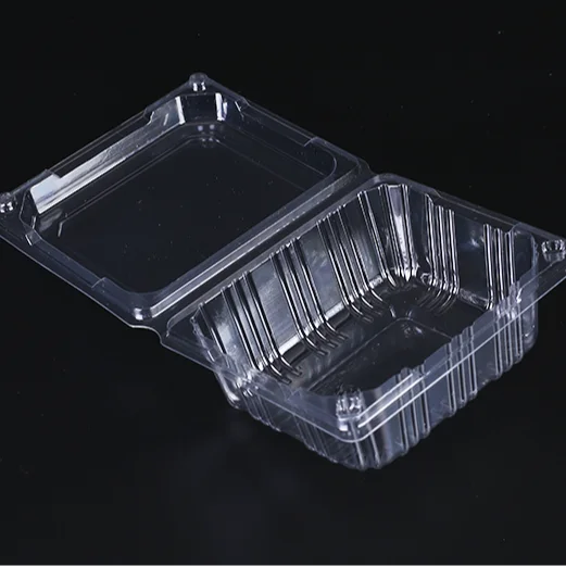 Plastic disposable fruit and vegetable transparent plastic packaging box