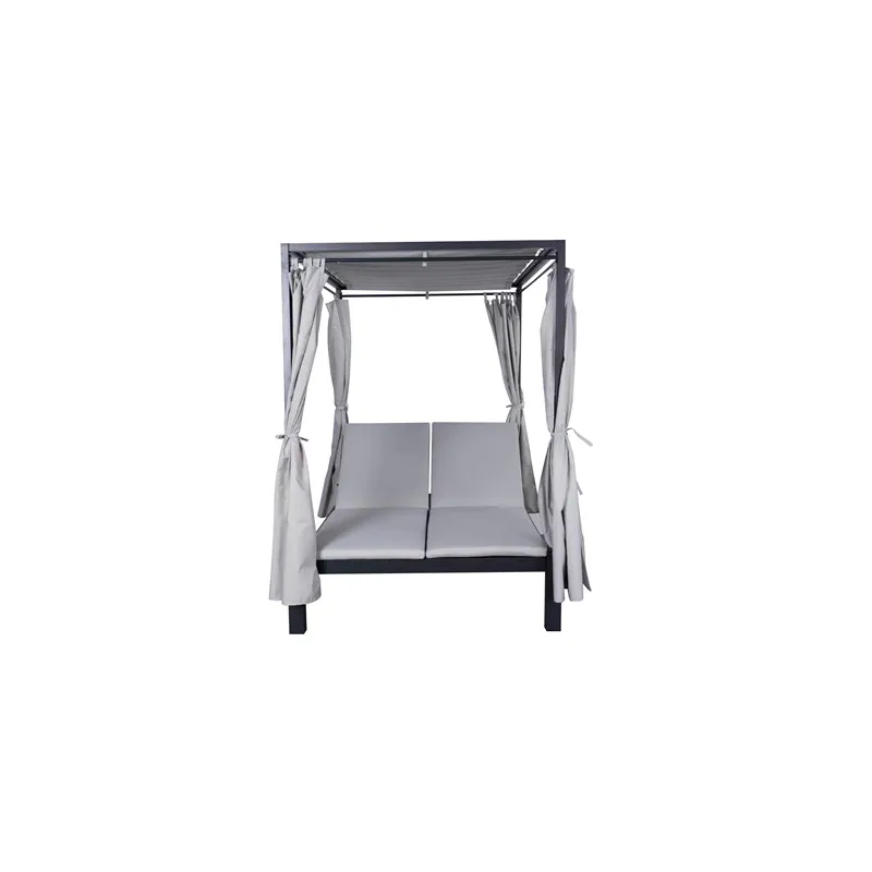 Sailing Leisure Rattan Daybed Garden Sun Lounger Pool Furniture With Adjustable Backrest Rattan Outdoor Beach Chaise Lounger