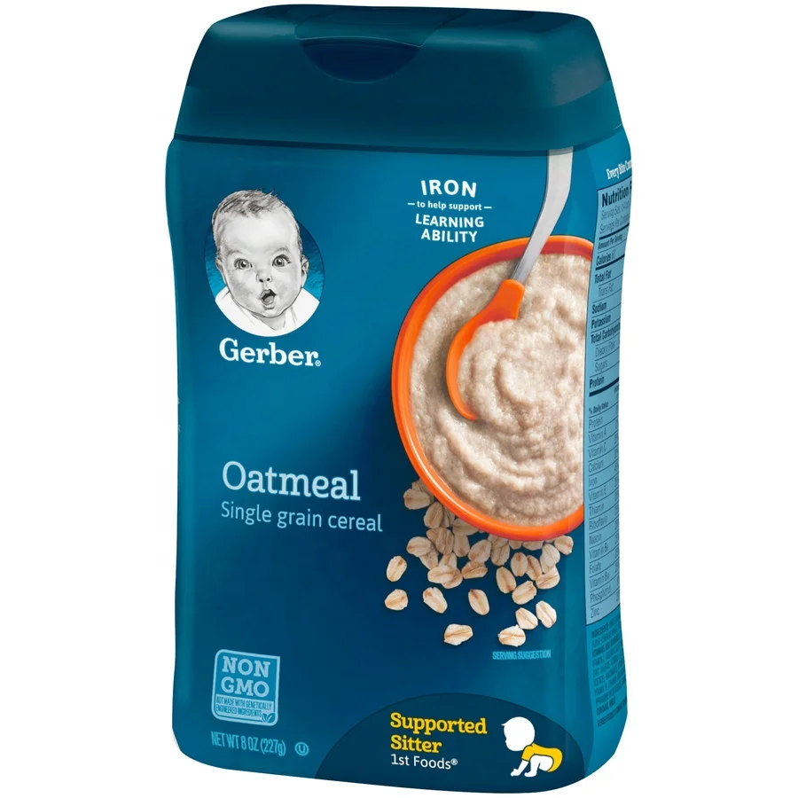  Одногранные Детские хлопья из овсяной муки Gerber 227