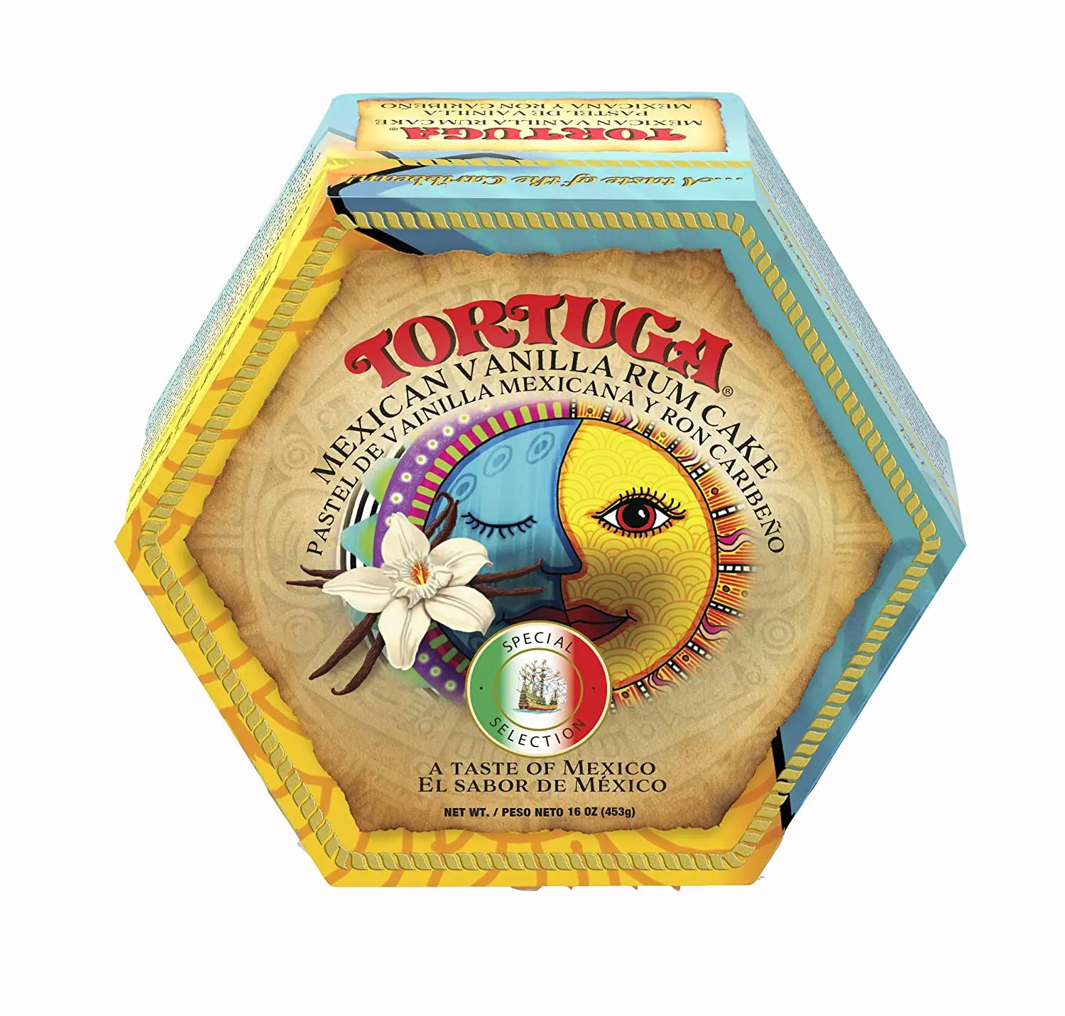 TORTUGA Caribbean MEXICAN VANILLA Rum Cake - 16 oz - The Perfect Premium Gourmet Gift for Gift Baskets Giveaways