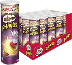 Pringles style healthy food potato chips