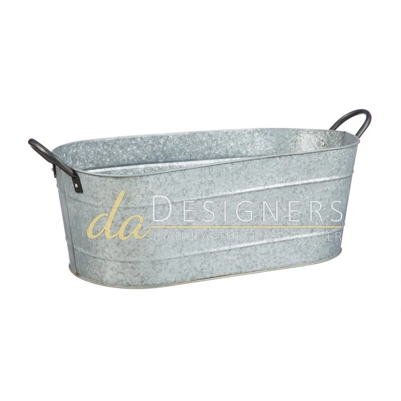 Металлическое ведро детское платье садовое поставить оцинкованной с натуральным готовой высокое качество металлическое от Da дизайнеров