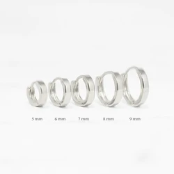 CANNER 2022 Wholesale Designer Inspired Earrings S925 Silver 18K Gold Plated Round Huggie Earrings