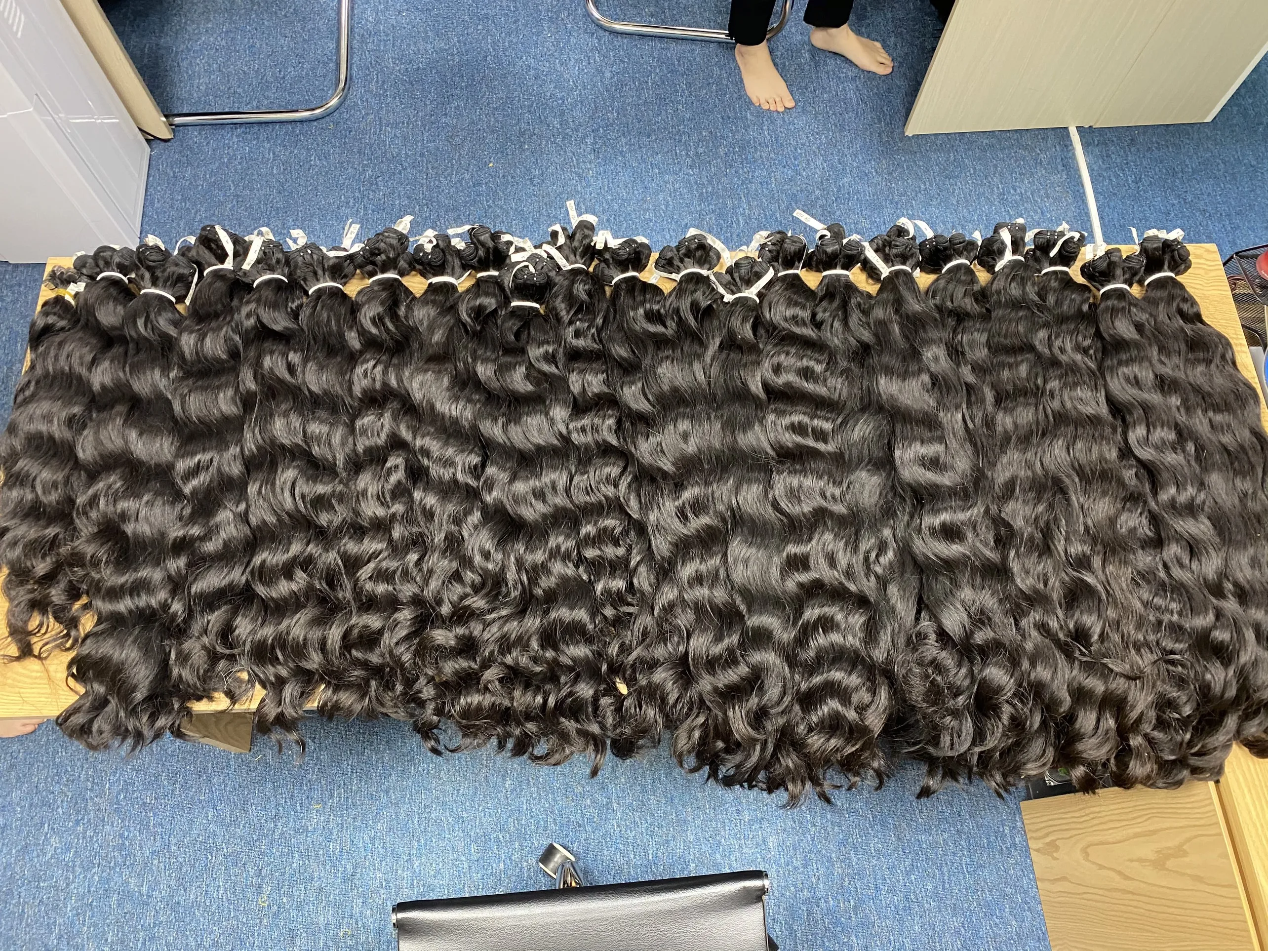 Волосы Belady натуральные волнистые 100% русские пряди волос 100 грамм с> = 60% длинное соотношение без химической обработки