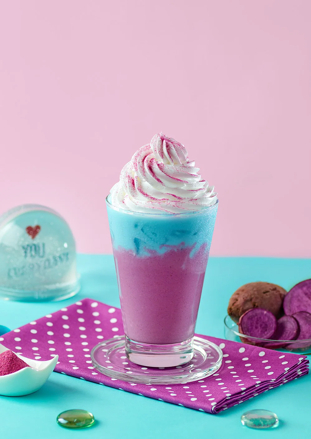 
Thailand Supplier Delicious Purple Sweet Potato Flavored Instant Powder Drink 