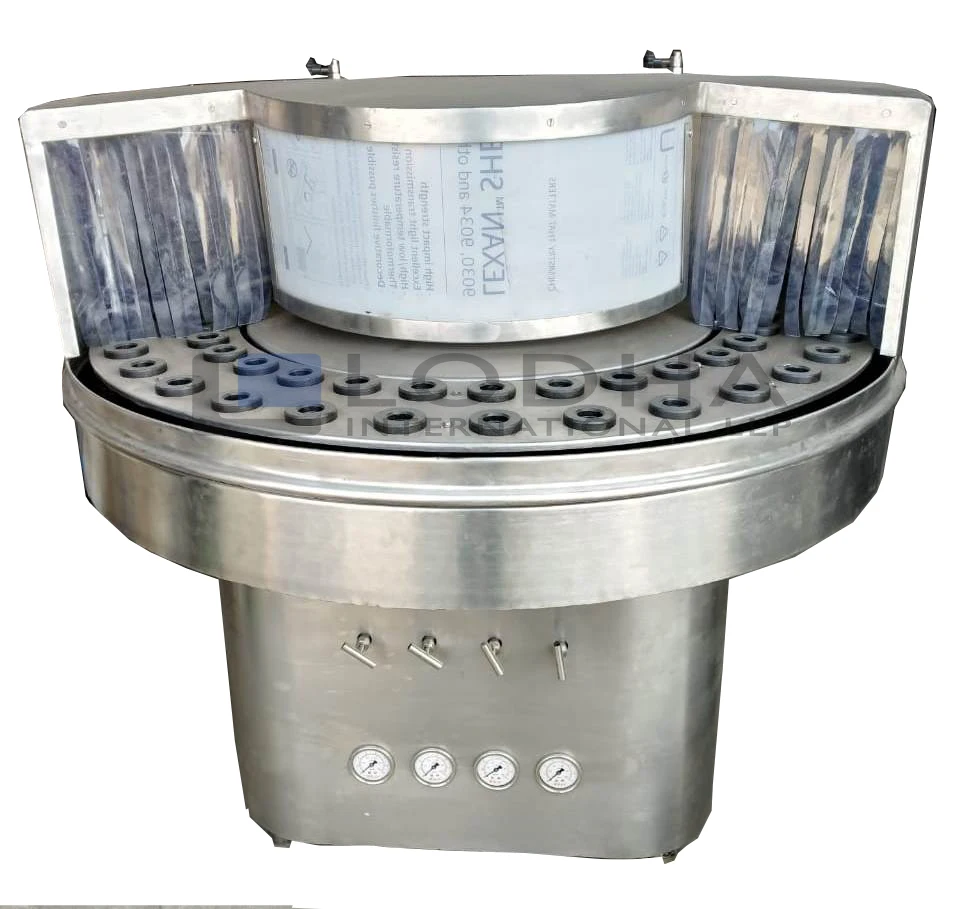 Automatic Head Washing Machine 100ml Plastic glass Rotary Bottle Washing Machine,