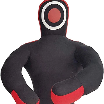 
Brazilian Grappling Kneeling Dummy MMA Wrestling Judo Art Leather- Black/Red 70 