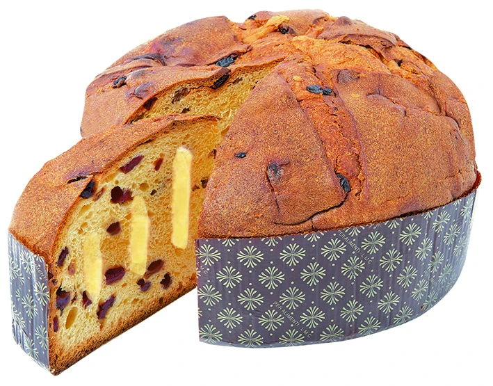 Свежий крем и ягоды Panettone hatbox 750