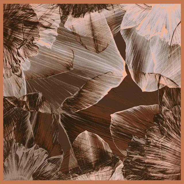 Silk viscose scarf For women designer look