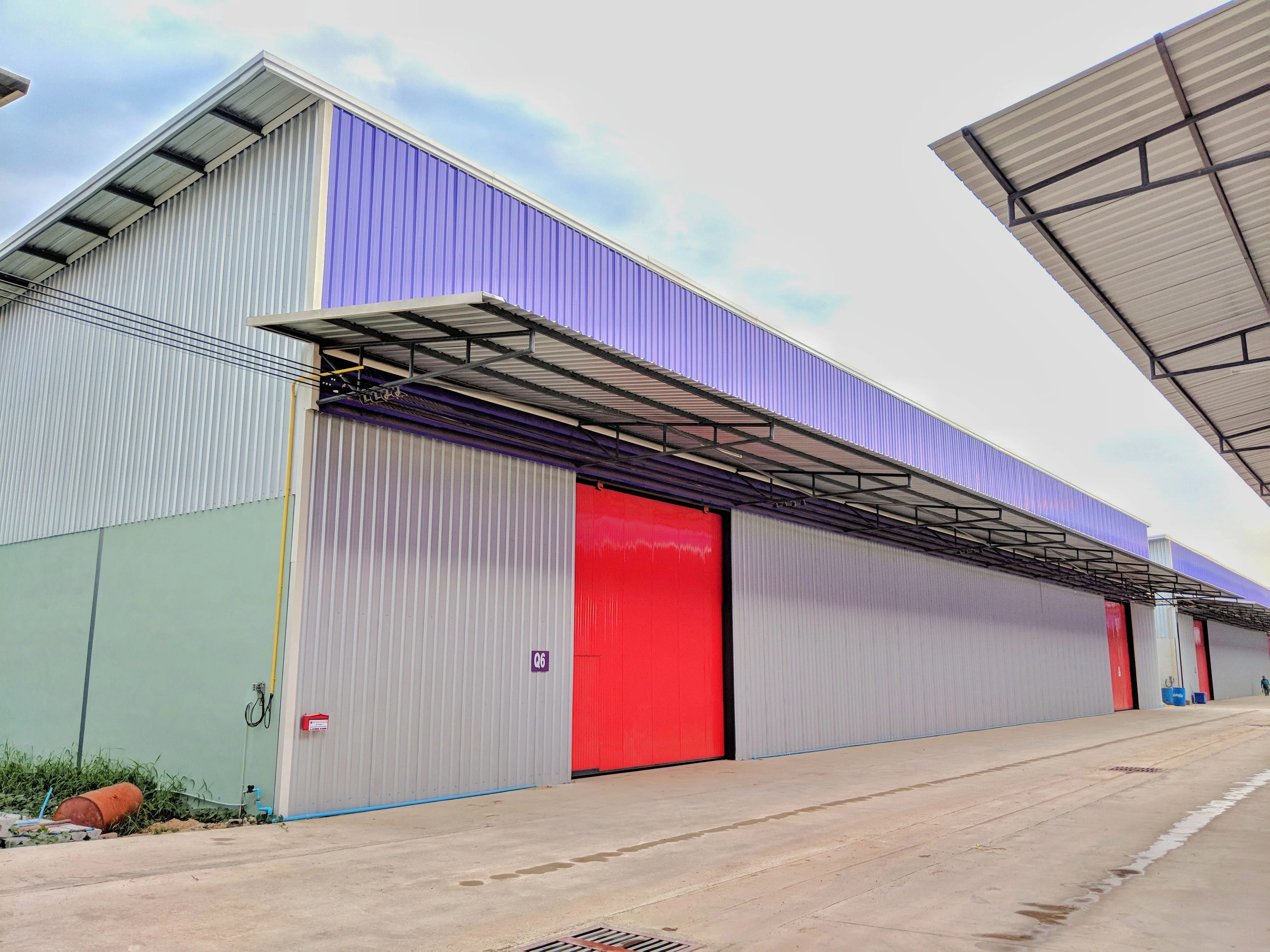 High Raise Space Rent A Warehouse Land Steel Structure House Klong 7 Place In Thailand