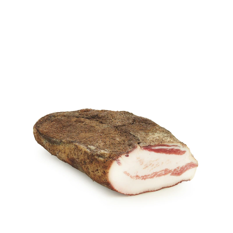 ITALIAN DRY CURED PORK CHEEK GUANCIALE kg 2,5 | high quality gluten free pork meat | premium Italy supplier