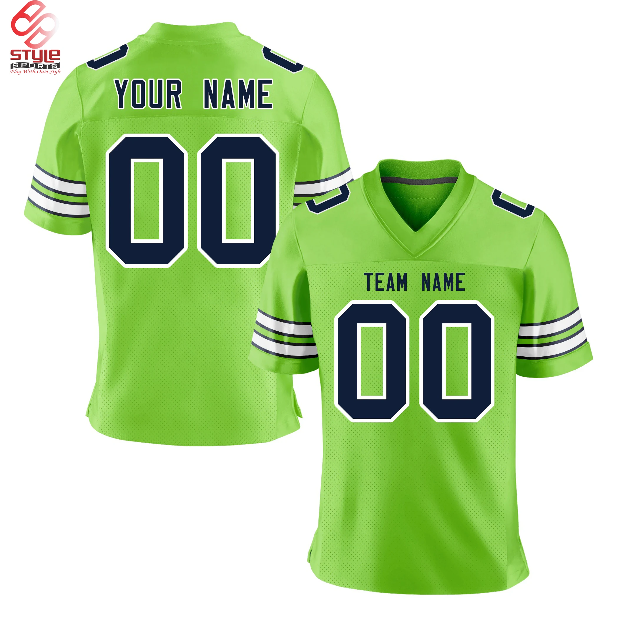 Футболка для американского футбола с принтом на заказ тренировочная футболка