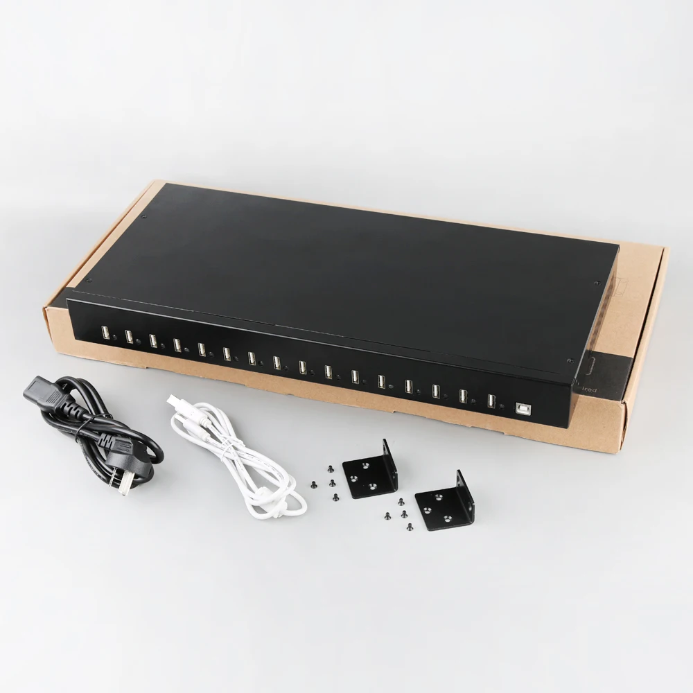 
A-165 Multi-Port 16 Port USB Hub mountable 19