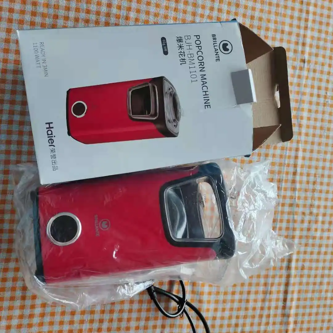 OEM/ ODM 1100 Вт красная бытовая машина для приготовления попкорна