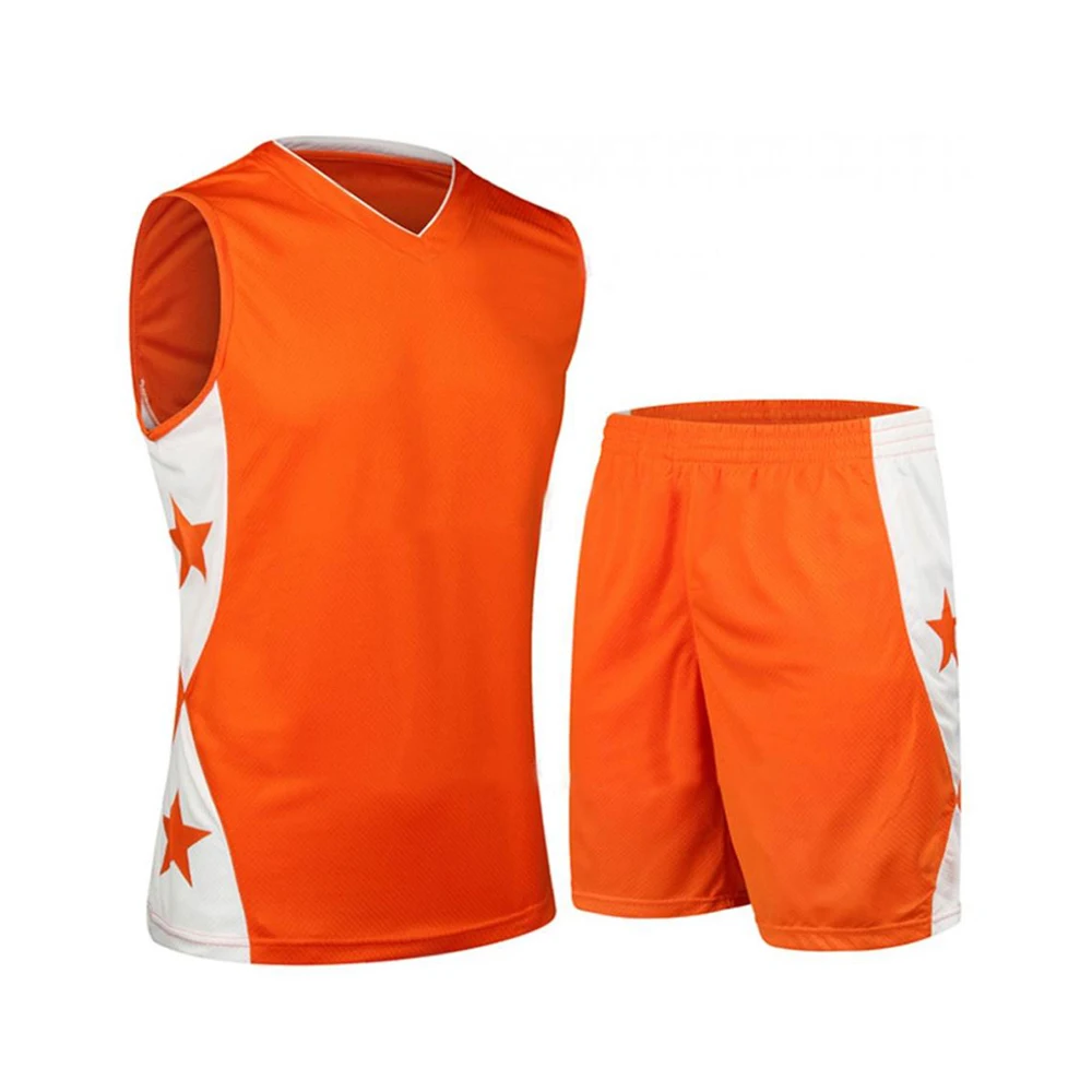  Комплект Баскетбольной униформы для мужчин майка без рукавов с V-образным вырезом и шорты комплект баскетбольной формы
