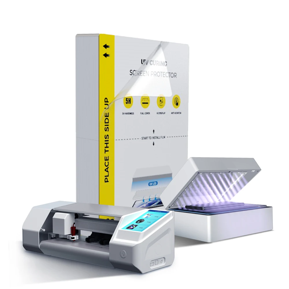 Wholesale HD Clear UV Screen Protector Mobile Phone PET Protective Film for UV Curing Machine