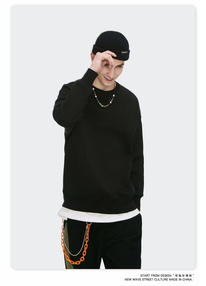 
OEM sweat shirt 100% cotton fleece heavy weight custom sweatshirt 