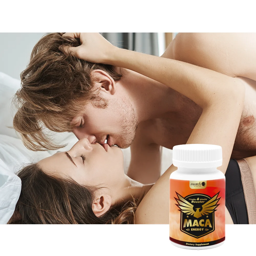 
Providing energy TOP 10 Male supplement enhancer : MACA Bottle/60 capsules booster 