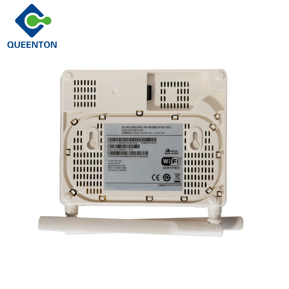 EG8141A5 5dBi WiFi ONU Queenton Ftth Wifi модемы QITON 8141A5 Gpon ONT маршрутизатор ontс антенной английская прошивка