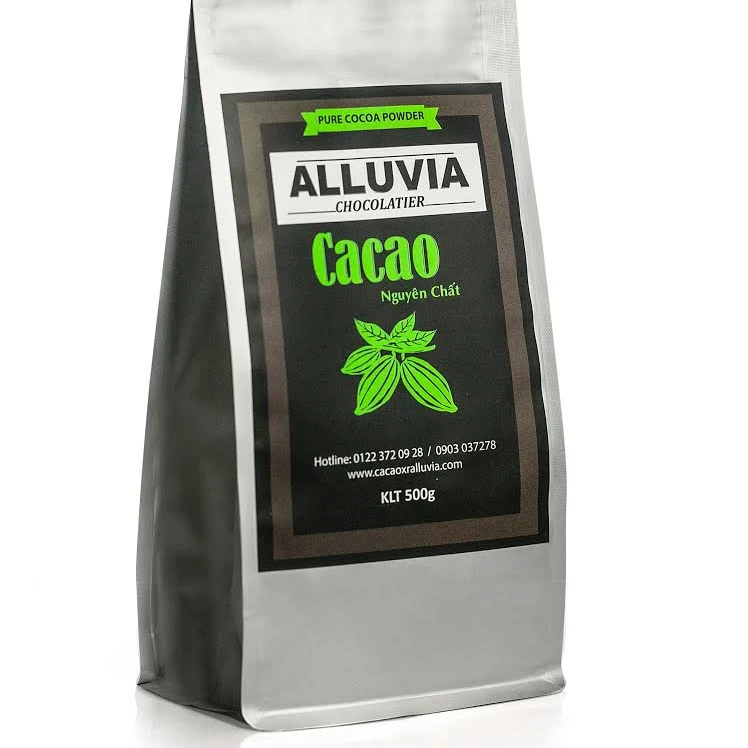 Чистый веганский порошок какао Trinitario от аллювии из дельты меконга Вьетнам 500 г