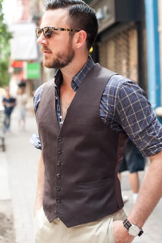 Formal Grey Color Wholesale V Neck Men Vest and Waistcoat (Whatsapp: Ms Hang: +84 975617125)