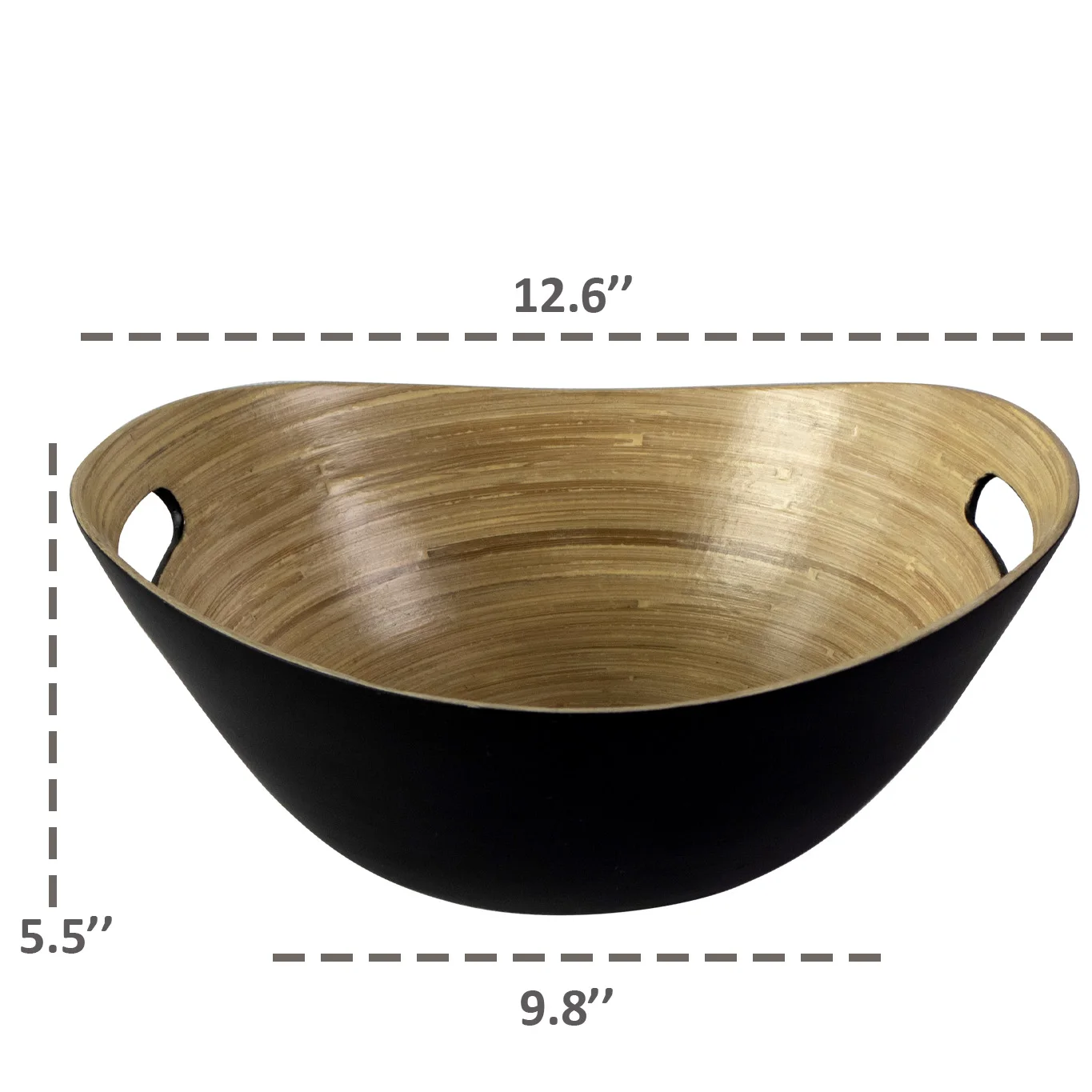 Вьетнамская Салатница ручной работы из натурального бамбука тарелка для фруктов десерта ланча-бамбуковый салатный/сервировочная чаша декоративная