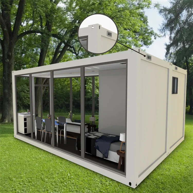 China Foldable House Prefab Produces Flatpack House  Home Kits Modular Prefabricated   Sunrooms Glass Houses Prefabricated