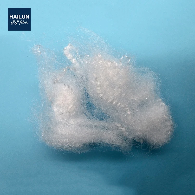 6D white PP polypropylene staple fiber for filtration spinning yarn