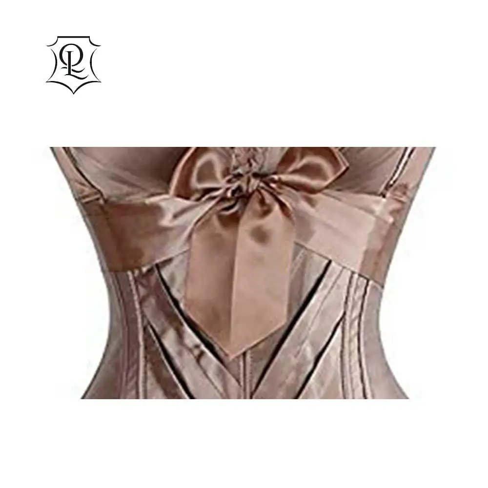 Overbust Corset Waist Trainer Cincher 9 Steel Boned Body Shaper Overbust Corset