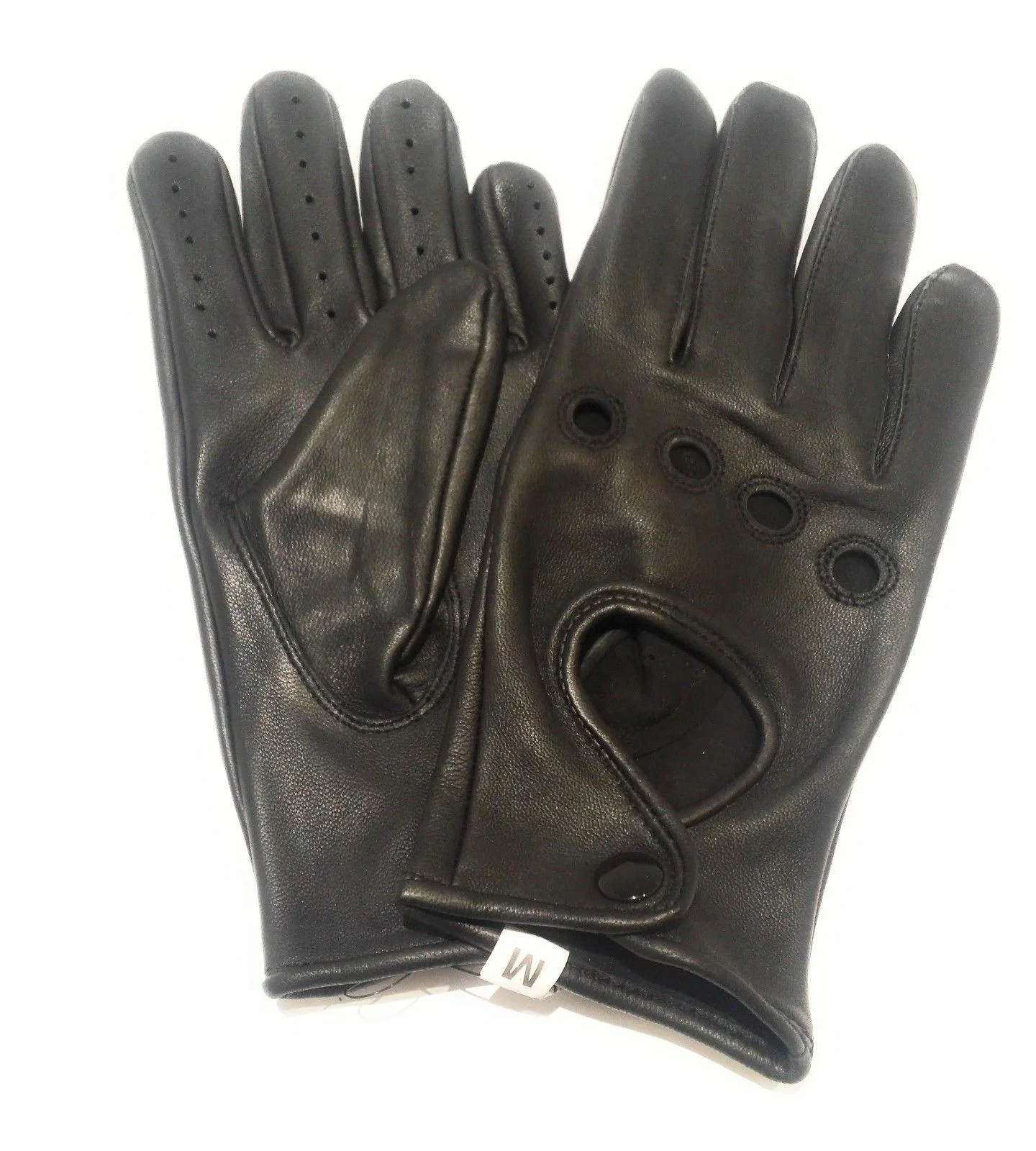 Factory Price Made with Anti Slash Fire Resistant Leather Gloves Security  Leather Gloves Soft Fashion Black