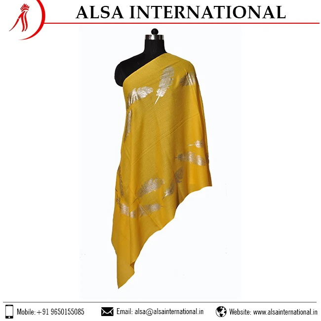 Latest Design Butterfly Printed Scarves 3D Wool Foil Buy at Cheap
