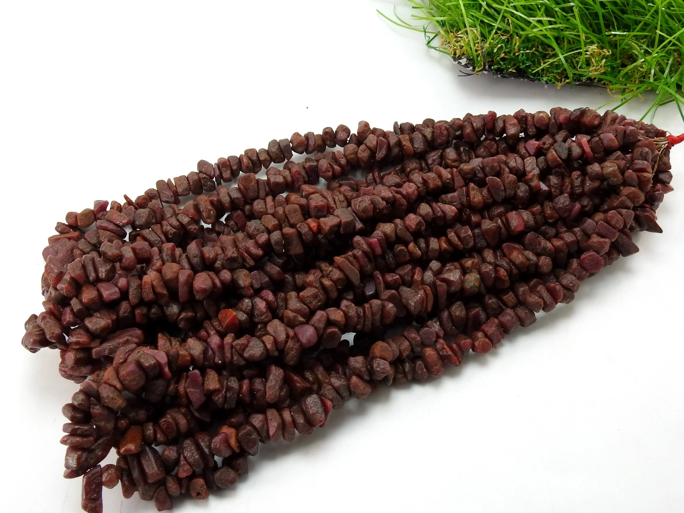 Ruby Natural Rough Bead Loose Raw Stones 16Inch Strand 11X5To5X3MM Approx Wholesaler Supplies