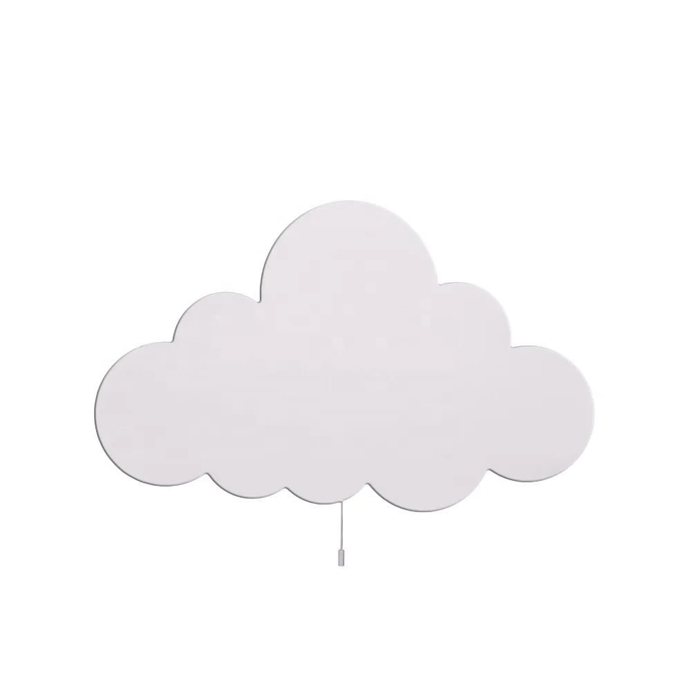 2022 Best Seller High Quality Modern Design Original Cloud Wall Light Wholesale Nursery Cloud Decor Wood Metal Plastic Material