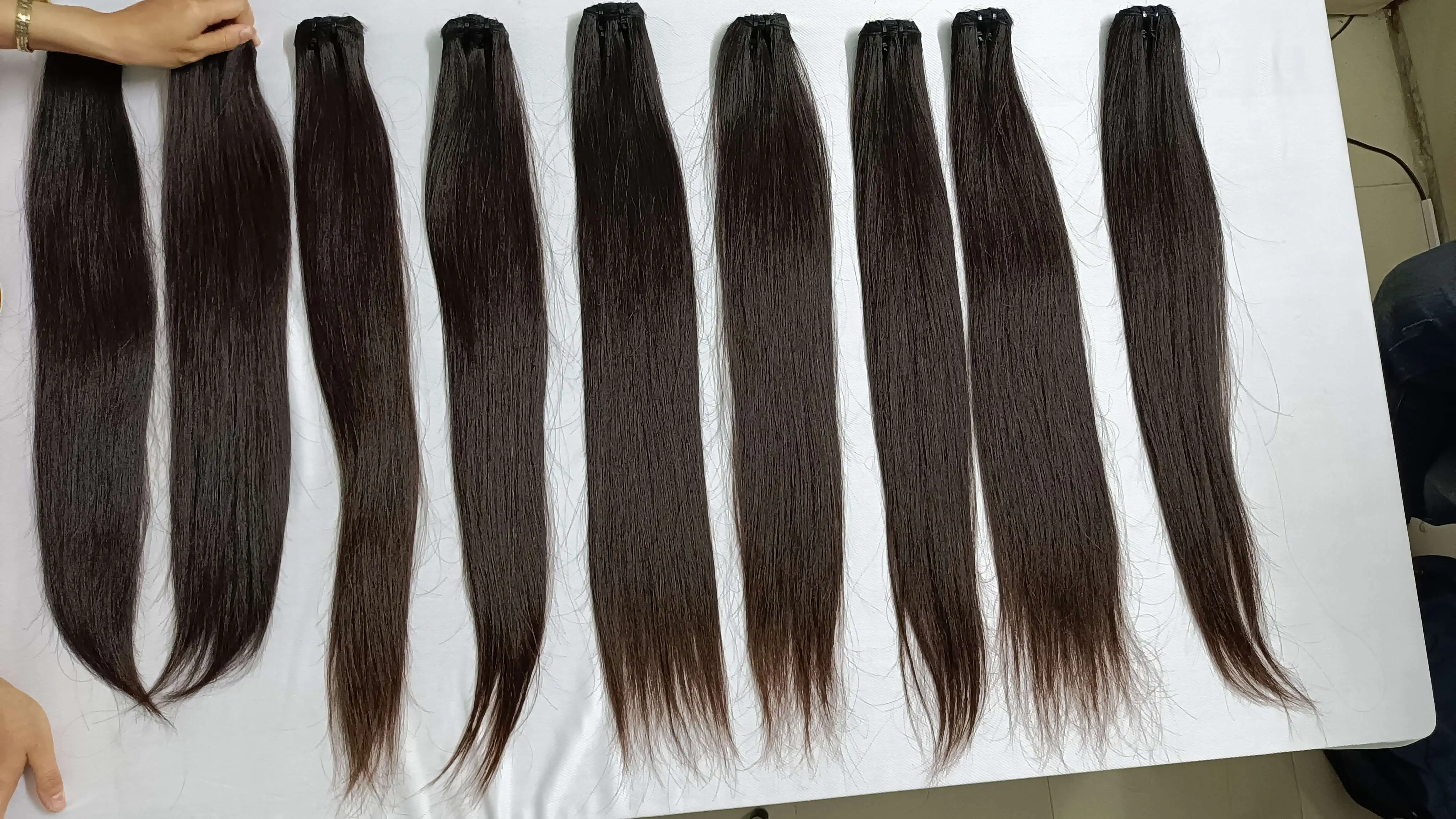 Raw Indian Temple Hair, Unprocessed Raw Virgin Cuticle Aligned Hair Vendors/bundles from India,raw Indian Hair Hair Extension