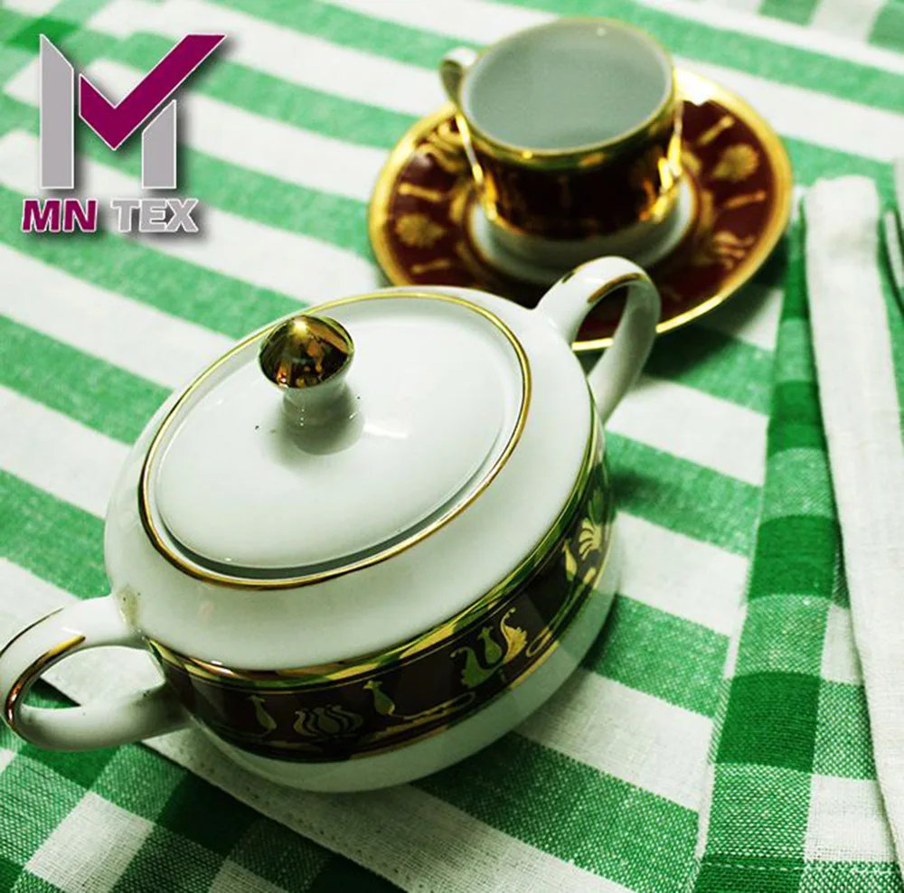Полотенце для посуды 100% хлопковое индийское полотенце Gingham Deign Хлопковое дешевая цена продажи с вышивкой по индивидуальному заказу