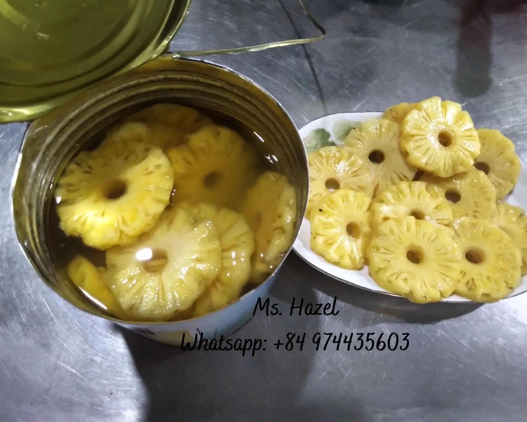 Supplier Canned Pineapple With Normal Lids From Vietnam/Ms. Hazel (+84) 974435603