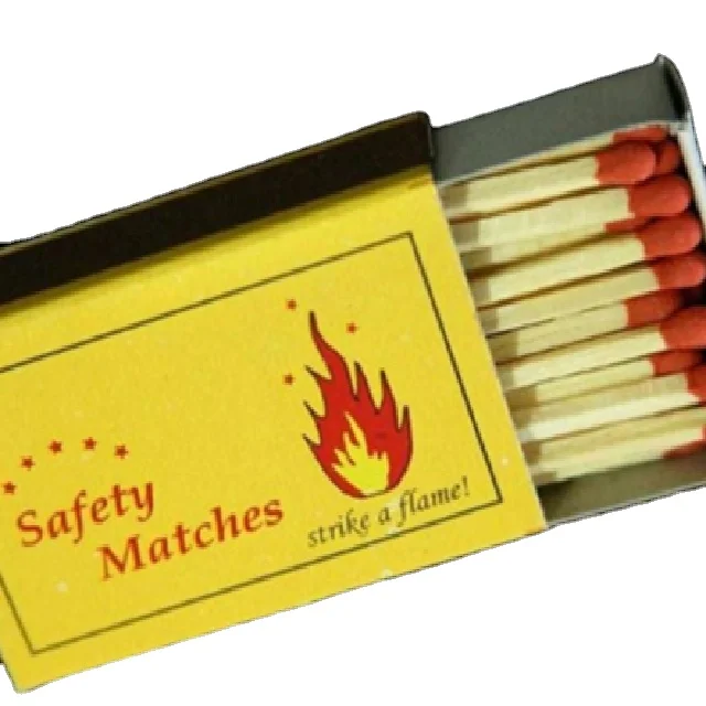 High Quality of Indian standard SAFETY CARDBOARD MATCH BOXES used in hotels, restaurants and home kitchens whole sale Prices
