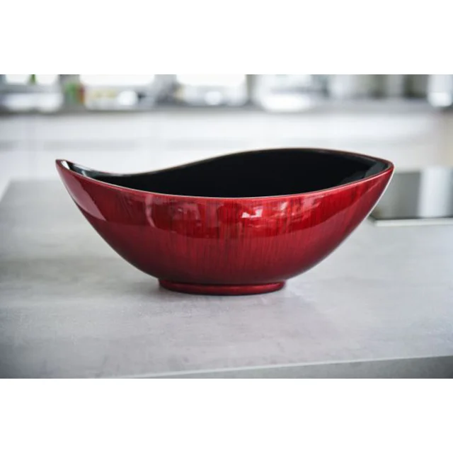 
IHD004 - Lacquer hand-painted planter for living room decoration and present in fiber glass materials 