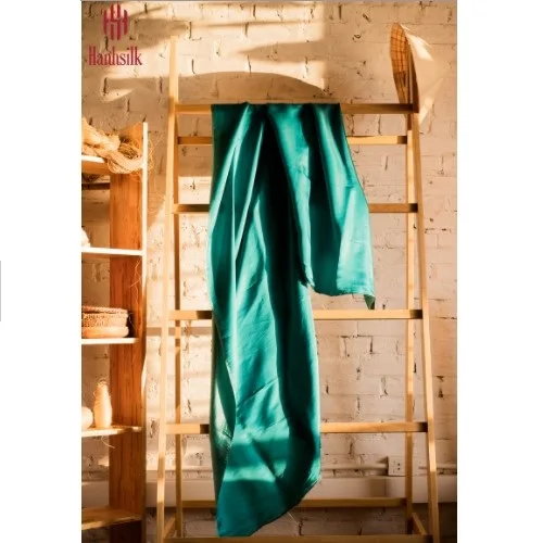 Luxurious Smooth Soft Cool Breathable 100% Pure Silk Pure Silk Satin-Faced Thick Twill Fabric