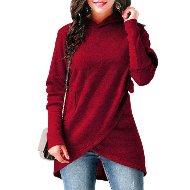 high quality cross design  women hoodies wholesale