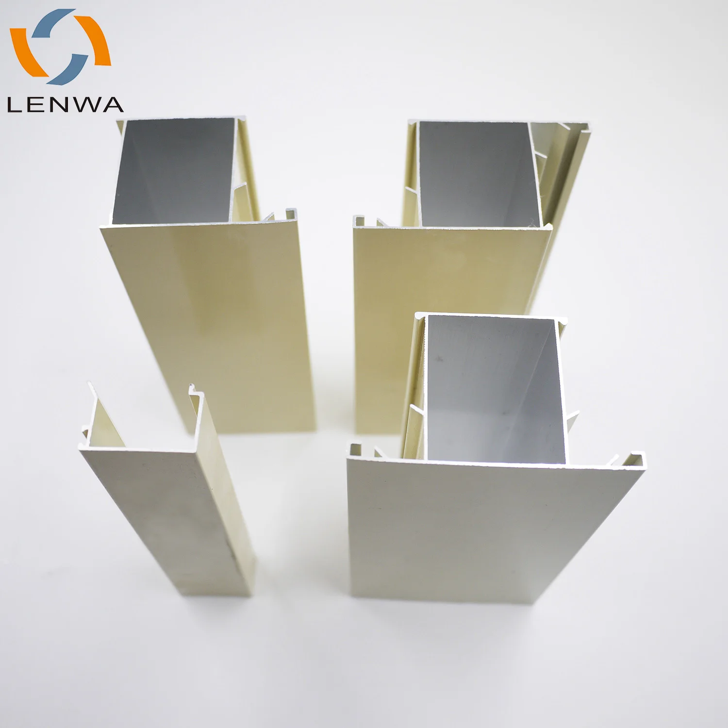 Lenwa Aluminium 6063-T5 factory price Iraq window profile frame  in aluminum alloy