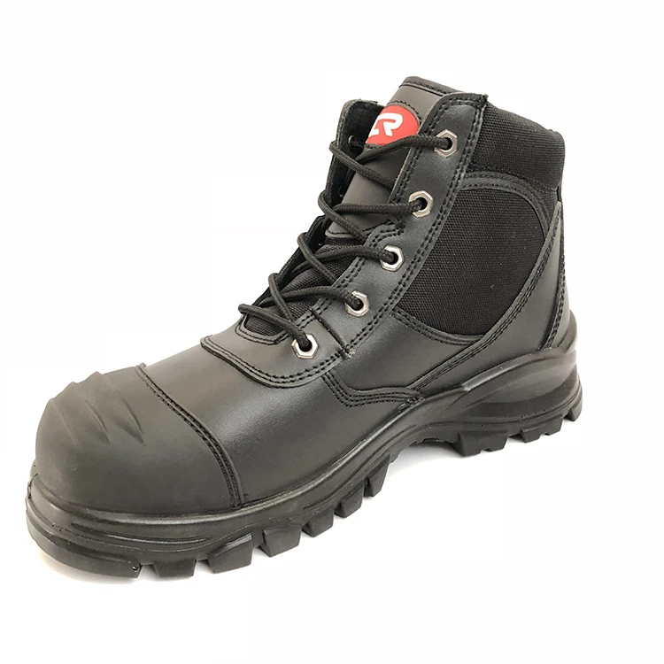 Comfortable Industrial Work Time Safety Shoes Industries Manufacturers Men Leather Safety Shoes For Workers