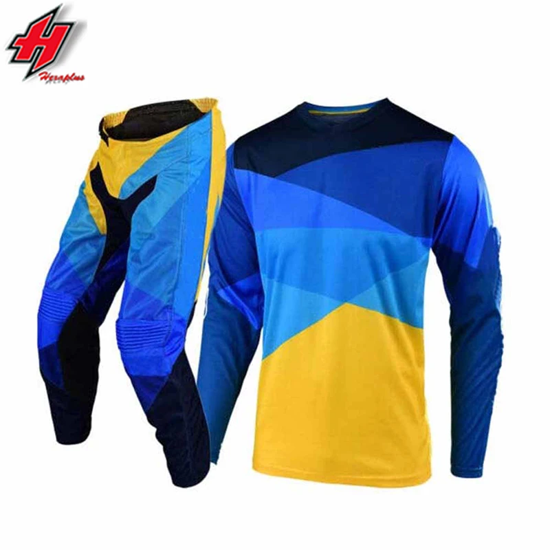 motocross jersey and pants Combo Racing Dirt Bike Motocross Suit body kit motocross