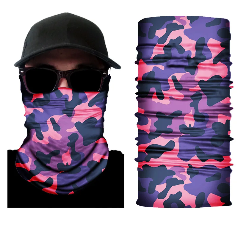 OEM 3D 25*50cm Magic Beautiful Face Mask,Bandana Sport Riding Mask,Dust Wind Neck Outside Masks