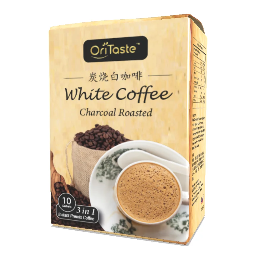 
Улучшите настроение, Премиум качество, специальный вкус, 3 в 1, lnstant Premix, уголь, жареный белый кофе в коробке Oritaste 