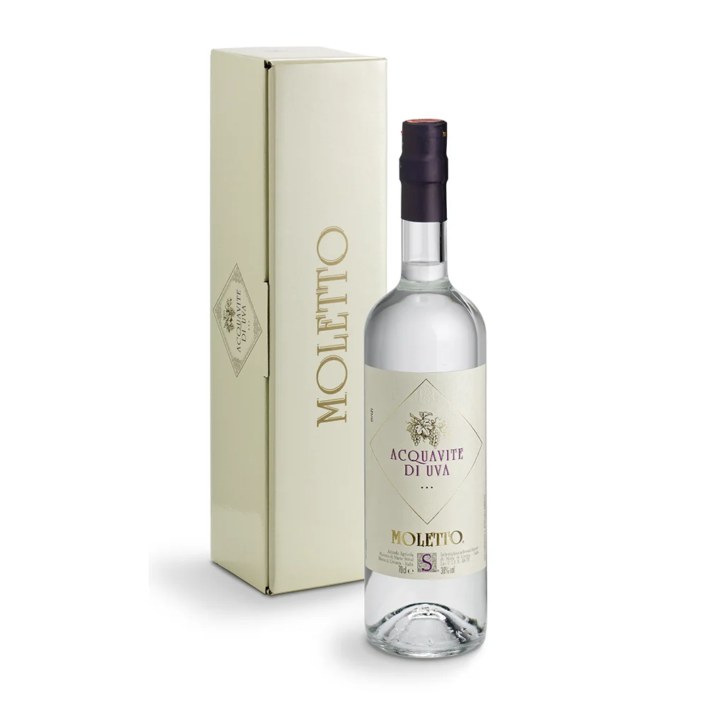 Acquavite di Uva Typical Italian distilled Italian Spirit from Venice area