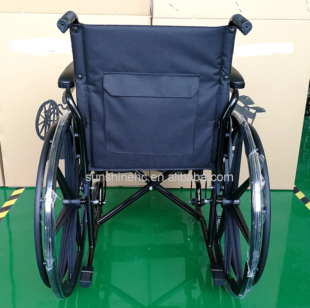 WH932S High Quality Economic Medical Wheelchair Steel Manual Wheelchair For Elderly And Disabled